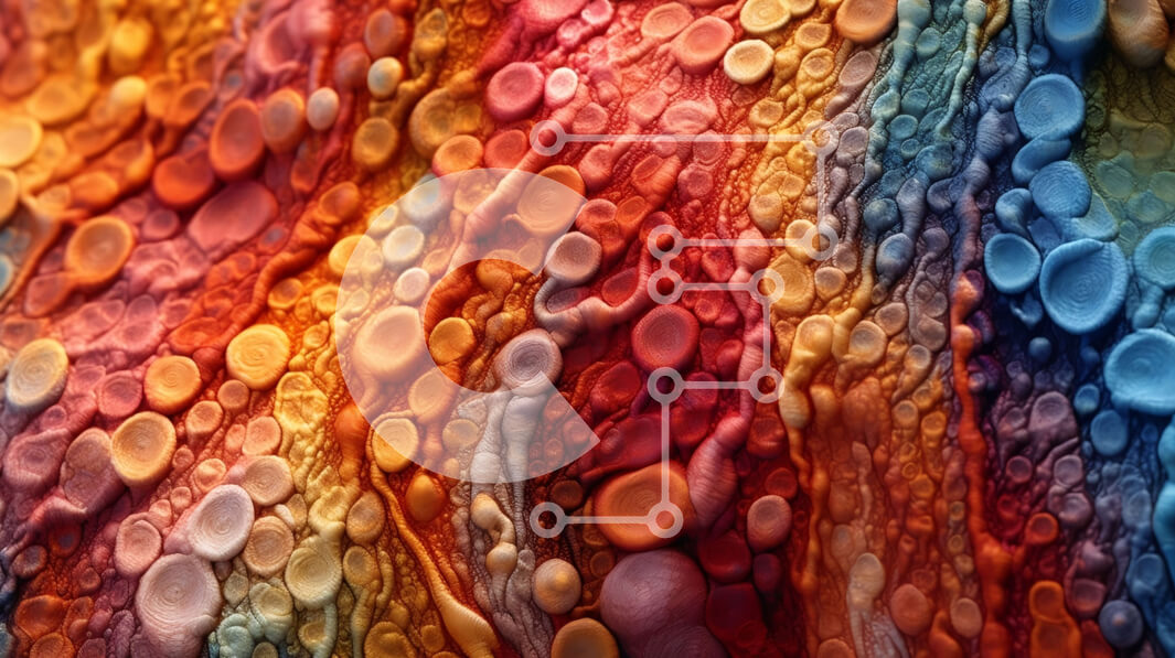 Intra Συλλεκτικό Ξύλινο Παζλ Plywood  4mm - Ζωντανή αφηρημένη ζωγραφική με δυναμικά σχήματα και υφές Σε Ξύλινο Κουτί - Διαστάσεις Puzzle: 10x10 cm – 25 κομμάτια