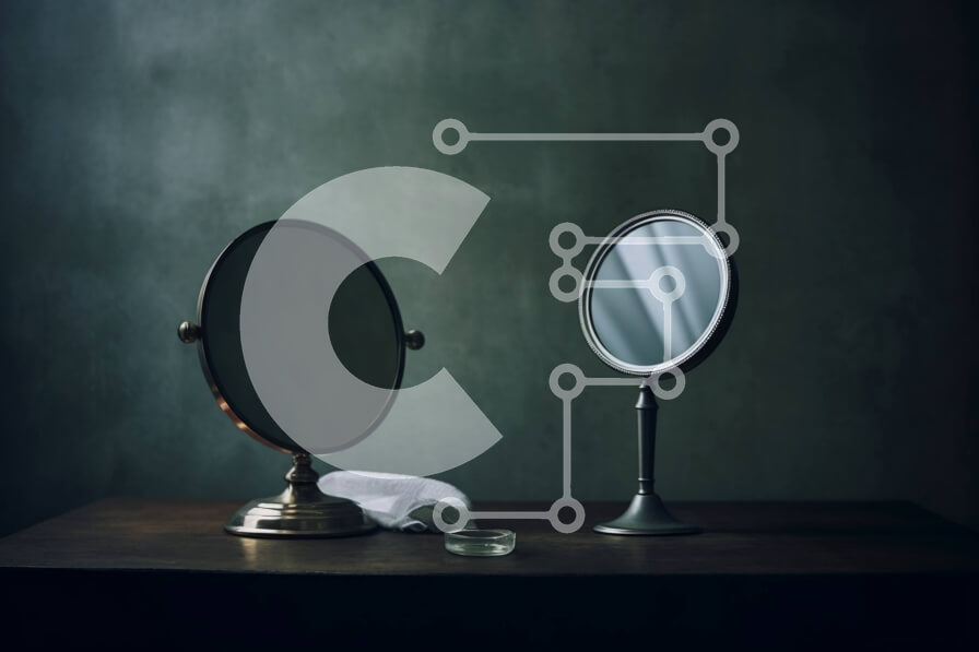 Intra Συλλεκτικό Ξύλινο Παζλ Plywood  4mm - Κομψοί εσωτερικοί χώροι: Καθρέφτης και πετσέτα σε ξύλινο τραπέζι Σε Ξύλινο Κουτί - Διαστάσεις Puzzle: 10x10 cm – 25 κομμάτια