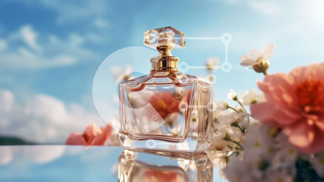 Intra Συλλεκτικό Ξύλινο Παζλ Plywood  4mm - Εκπληκτική εικόνα του αρώματος Chanel No. 5 με τριαντάφυλλα Σε Ξύλινο Κουτί - Διαστάσεις Puzzle: 10x10 cm – 25 κομμάτια