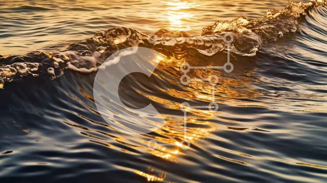 Intra Συλλεκτικό Ξύλινο Παζλ Plywood  4mm - Εκπληκτική εικόνα ενός ηλιοβασιλέματος πάνω από τον ωκεανό με τα κύματα να συντρίβουν στην ακτή Σε Ξύλινο Κουτί - Διαστάσεις Puzzle: 10x10 cm – 25 κομμάτια