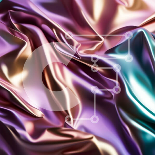 Σετ των 2 Intra Συλλεκτικό Ξύλινο Παζλ Plywood  4mm - Υπέροχη κινηματογράφηση σε πρώτο πλάνο από λαμπερό μεταλλικό ύφασμα σε ζωηρά χρώματα Σε Ξύλινο Κουτί - Διαστάσεις: 10x10 cm – 25 κομμάτια