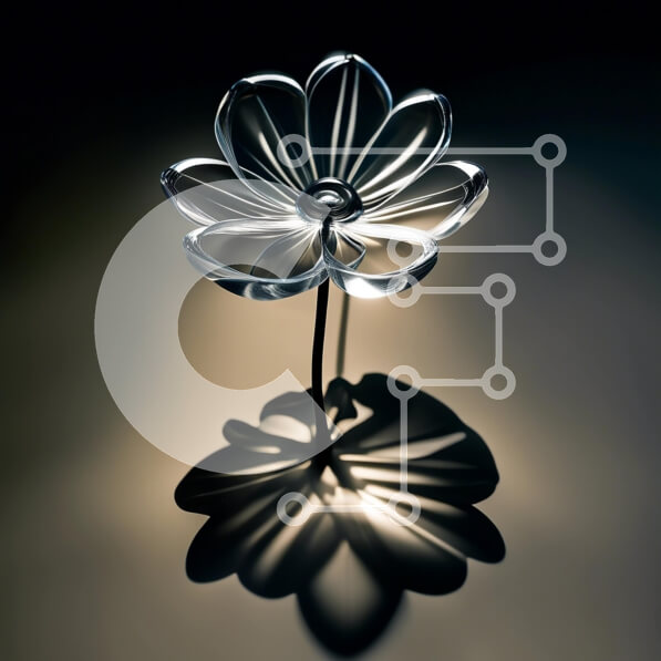 Intra Συλλεκτικό Ξύλινο Παζλ Plywood  4mm - Όμορφη κινηματογράφηση σε πρώτο πλάνο ενός λουλουδιού σε πλήρη άνθιση Σε Ξύλινο Κουτί - Διαστάσεις: 10x10 cm – 25 κομμάτια