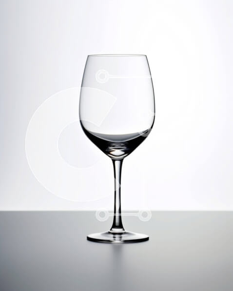 Σετ των 2 Intra Συλλεκτικό Ξύλινο Παζλ Plywood  4mm - Άδειο ποτήρι κρασιού σε ένα τραπέζι Σε Ξύλινο Κουτί - Διαστάσεις: 10x10 cm – 25 κομμάτια