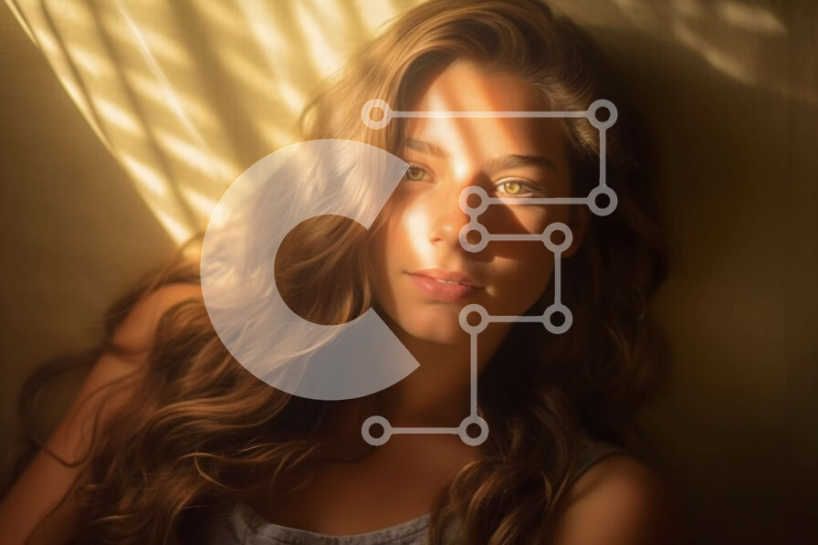 Intra Συλλεκτικό Ξύλινο Παζλ Plywood  4mm - Εκπληκτική φωτογραφία νεαρής γυναίκας με λευκό φανελάκι και τζιν σορτς Σε Ξύλινο Κουτί - Διαστάσεις Puzzle: 10x10 cm – 25 κομμάτια