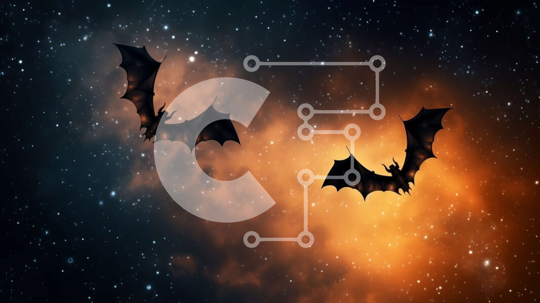 Intra Συλλεκτικό Ξύλινο Παζλ Plywood  4mm - Υπέροχη εικόνα με νυχτερίδες στον νυχτερινό ουρανό με πανσέληνο και αστέρια Σε Ξύλινο Κουτί - Διαστάσεις: 10x10 cm – 25 κομμάτια