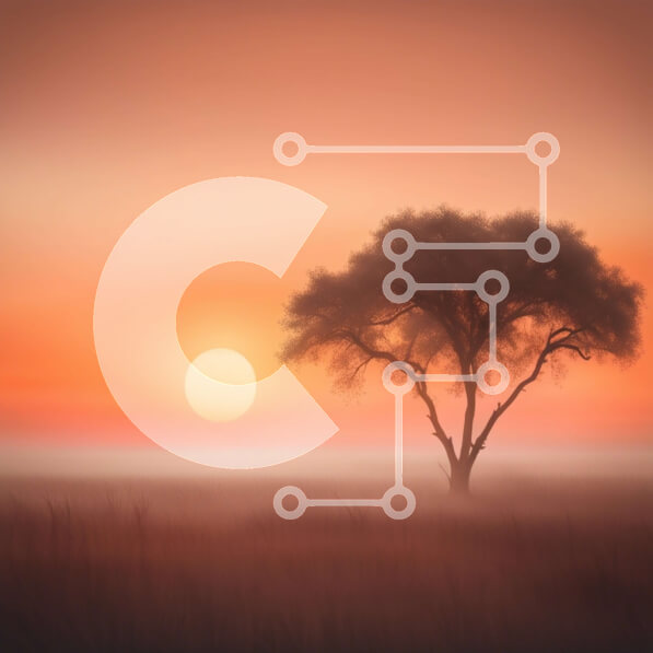 Intra Συλλεκτικό Ξύλινο Παζλ Plywood  4mm - Όμορφη σιλουέτα ενός μοναχικού δέντρου στο ηλιοβασίλεμα Σε Ξύλινο Κουτί - Διαστάσεις: 10x10 cm – 25 κομμάτια