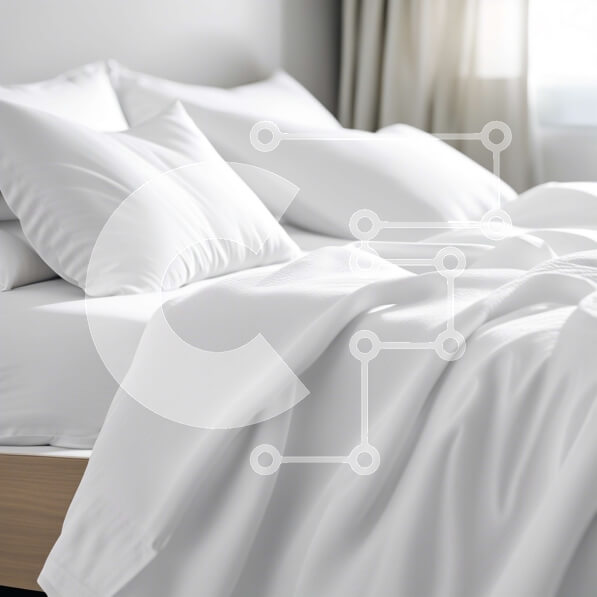 Intra Συλλεκτικό Ξύλινο Παζλ Plywood  4mm - Όμορφα φτιαγμένο κρεβάτι με λευκά σεντόνια και μαξιλάρια Σε Ξύλινο Κουτί - Διαστάσεις Puzzle: 10x10 cm – 25 κομμάτια