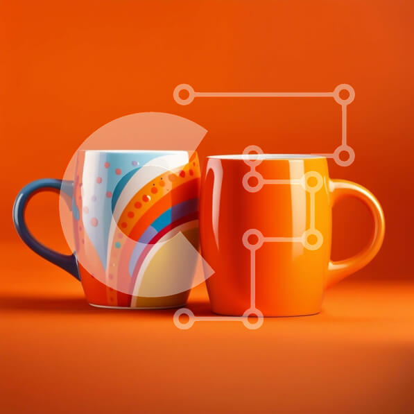 Intra Συλλεκτικό Ξύλινο Παζλ Plywood  4mm - Κομψές και ζωντανές κούπες με εντυπωσιακά σχέδια Σε Ξύλινο Κουτί - Διαστάσεις Puzzle: 10x10 cm – 25 κομμάτια