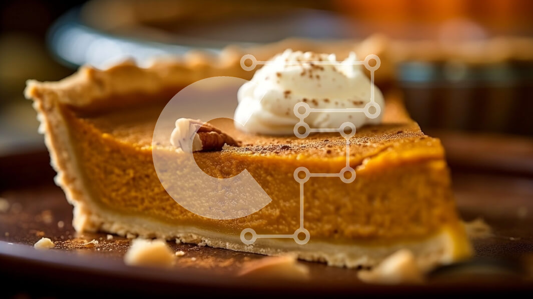 Σετ των 2 Intra Συλλεκτικό Ξύλινο Παζλ Plywood  4mm - Αφεθείτε σε μια φέτα κολοκυθόπιτα με σαντιγί Σε Ξύλινο Κουτί - Διαστάσεις: 10x10 cm – 25 κομμάτια