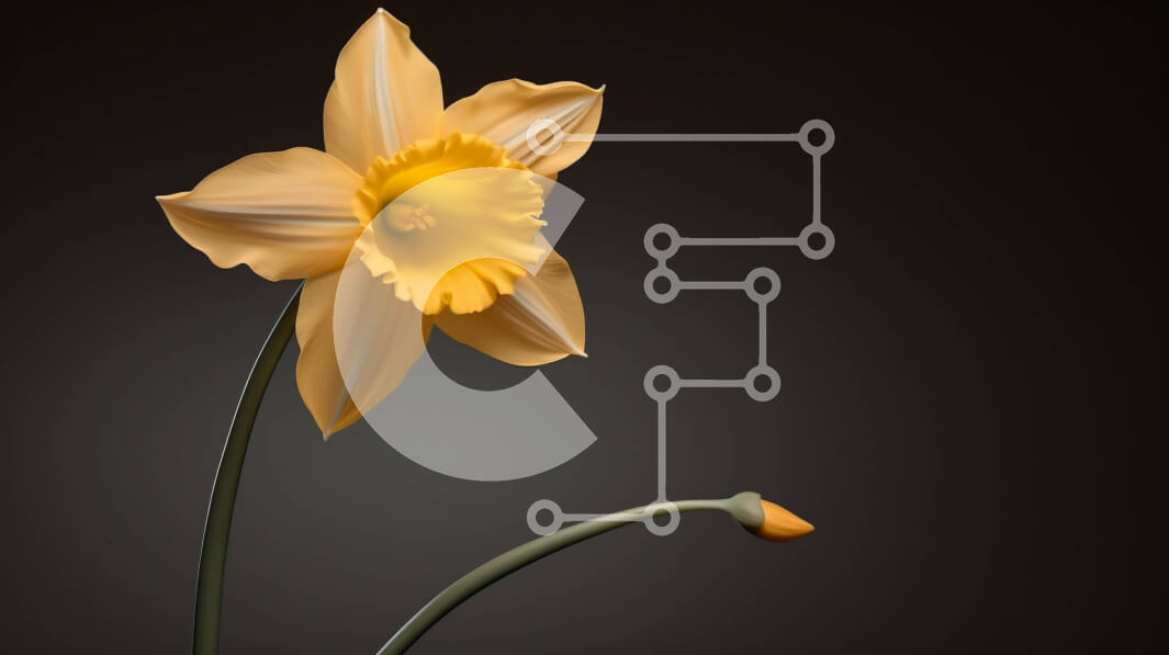 Intra Συλλεκτικό Ξύλινο Παζλ Plywood  4mm - Όμορφο κίτρινο λουλούδι Σε Ξύλινο Κουτί - Διαστάσεις: 10x10 cm – 25 κομμάτια