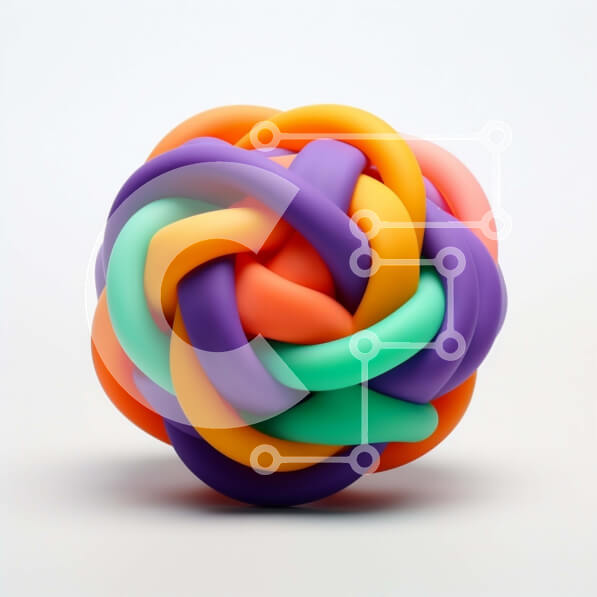 Intra Συλλεκτικό Ξύλινο Παζλ Plywood  4mm - Πολύχρωμη μπάλα από πολυμερή πηλό για διακόσμηση ή παιχνίδι Σε Ξύλινο Κουτί - Διαστάσεις: 10x10 cm – 25 κομμάτια