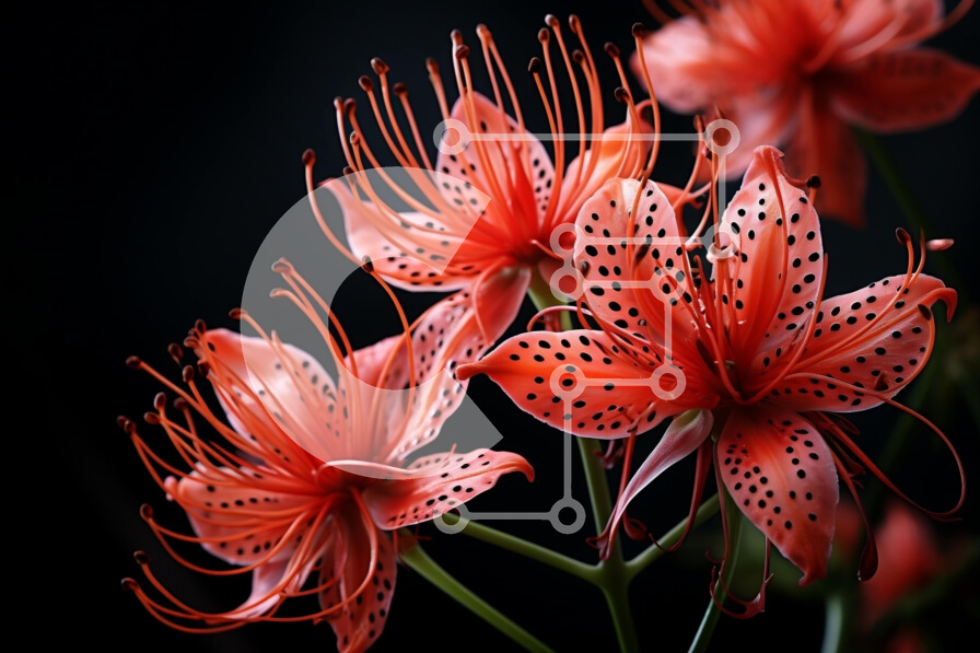 Intra Συλλεκτικό Ξύλινο Παζλ Plywood  4mm - Εκπληκτική κινηματογράφηση σε πρώτο πλάνο ενός κόκκινου λουλουδιού με μαύρο φόντο Σε Ξύλινο Κουτί - Διαστάσεις: 10x10 cm – 25 κομμάτια