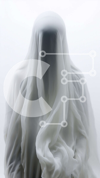 Intra Συλλεκτικό Ξύλινο Παζλ Plywood  4mm - Λευκό άγαλμα με πέπλο Σε Ξύλινο Κουτί - Διαστάσεις Puzzle: 10x10 cm – 25 κομμάτια