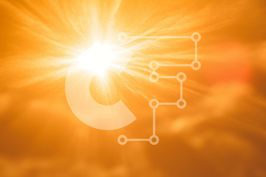 Intra Συλλεκτικό Ξύλινο Παζλ Plywood  4mm - Εκπληκτική εικόνα ενός λαμπερού ήλιου και καθαρού γαλάζιου ουρανού Σε Ξύλινο Κουτί - Διαστάσεις: 10x10 cm – 25 κομμάτια