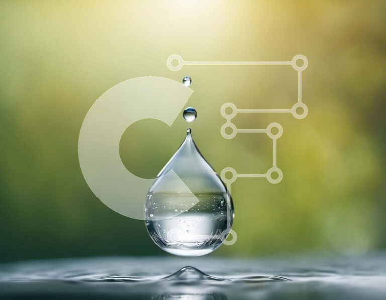 Intra Συλλεκτικό Ξύλινο Παζλ Plywood  4mm - Σταγόνα νερού στο φύλλο σε ένα πράσινο τοπίο Σε Ξύλινο Κουτί - Διαστάσεις: 10x10 cm – 25 κομμάτια