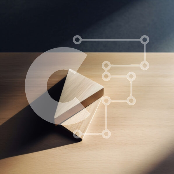 Intra Συλλεκτικό Ξύλινο Παζλ Plywood  4mm - Ξύλινα έπιπλα στο τραπέζι με σχήματα τριγώνου Σε Ξύλινο Κουτί - Διαστάσεις Puzzle: 10x10 cm – 25 κομμάτια