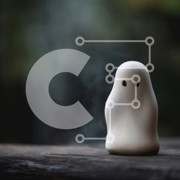 Intra Συλλεκτικό Ξύλινο Παζλ Plywood  4mm - Διακόσμηση με ειδώλιο φαντασμάτων με καπνό Σε Ξύλινο Κουτί - Διαστάσεις Puzzle: 10x10 cm – 25 κομμάτια