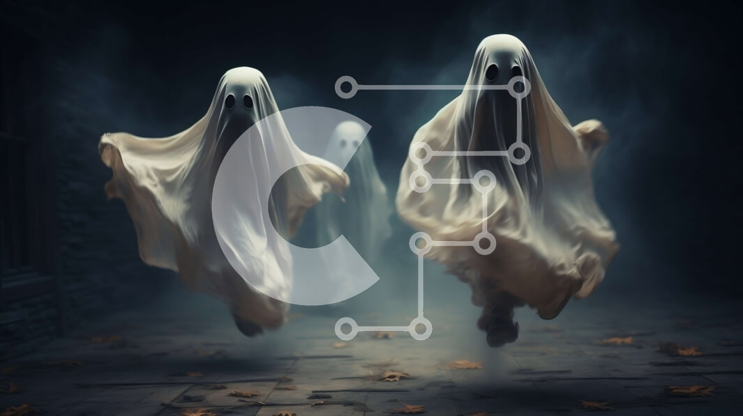 Intra Συλλεκτικό Ξύλινο Παζλ Plywood  4mm - Απόκοσμες φιγούρες φαντασμάτων σε ένα σκοτεινό δρομάκι Σε Ξύλινο Κουτί - Διαστάσεις Puzzle: 10x10 cm – 25 κομμάτια