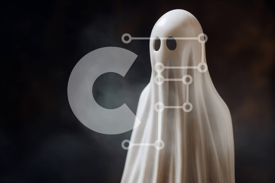 Intra Συλλεκτικό Ξύλινο Παζλ Plywood  4mm - Στολή Λευκού Φαντάσματος σε Άδειο Βάζο Σε Ξύλινο Κουτί - Διαστάσεις Puzzle: 10x10 cm – 25 κομμάτια