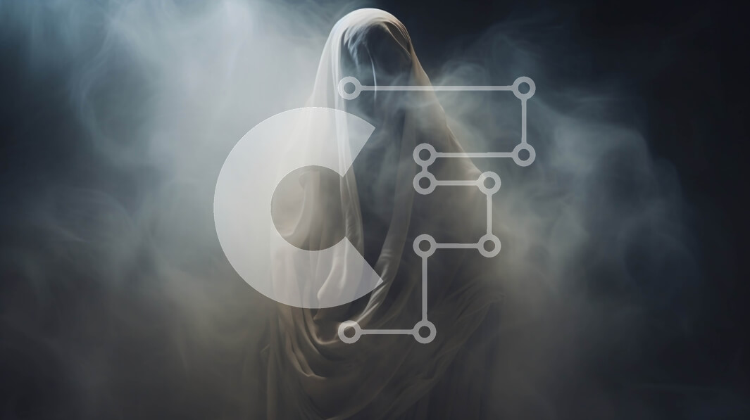 Intra Συλλεκτικό Ξύλινο Παζλ Plywood  4mm - White Ghost in the Dark with Surrounding Smoke Σε Ξύλινο Κουτί - Διαστάσεις Puzzle: 10x10 cm – 25 κομμάτια