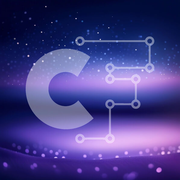 Intra Συλλεκτικό Ξύλινο Παζλ Plywood  4mm - Εκπληκτικό αφηρημένο φόντο με διάσπαρτα αστέρια σε μωβ και μπλε Σε Ξύλινο Κουτί - Διαστάσεις Puzzle: 10x10 cm – 25 κομμάτια