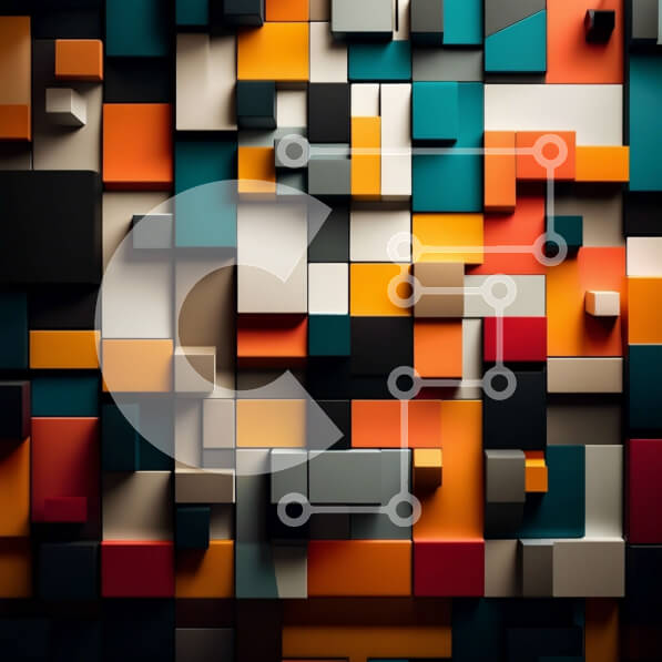 Intra Συλλεκτικό Ξύλινο Παζλ Plywood  4mm - Ζωντανό αστικό τοπίο με ρεαλιστικά κτίρια και δρόμους Σε Ξύλινο Κουτί - Διαστάσεις Puzzle: 10x10 cm – 25 κομμάτια