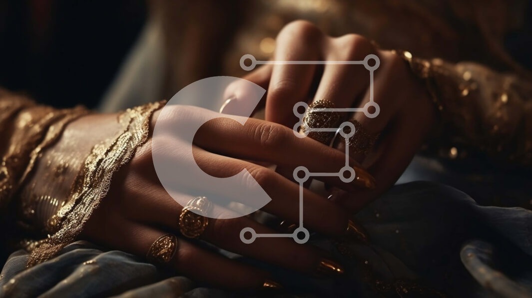 Intra Συλλεκτικό Ξύλινο Παζλ Plywood  4mm - Εκπληκτική γυναίκα με χρυσό φόρεμα με όμορφα κοσμήματα Σε Ξύλινο Κουτί - Διαστάσεις Puzzle: 10x10 cm – 25 κομμάτια