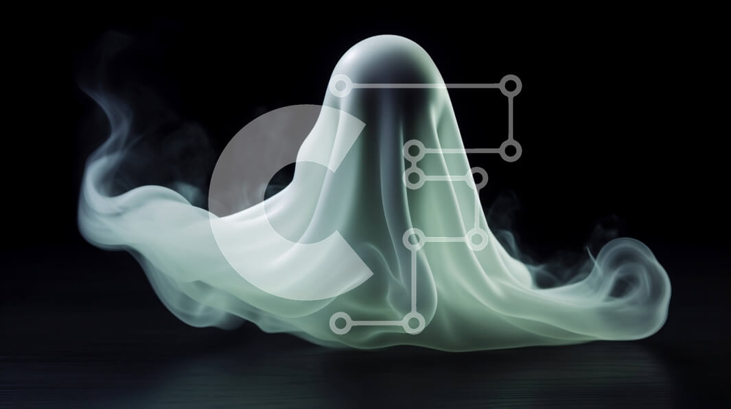 Intra Συλλεκτικό Ξύλινο Παζλ Plywood  4mm - Στοιχειωμένο φάντασμα που επιπλέει στον αέρα με τον καπνό Σε Ξύλινο Κουτί - Διαστάσεις: 10x10 cm – 25 κομμάτια