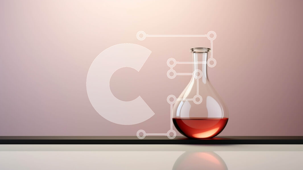 Intra Συλλεκτικό Ξύλινο Παζλ Plywood  4mm - Κόκκινο υγρό σε διαφανές γυάλινο μπουκάλι σε ξύλινη επιφάνεια Σε Ξύλινο Κουτί - Διαστάσεις: 10x10 cm – 25 κομμάτια