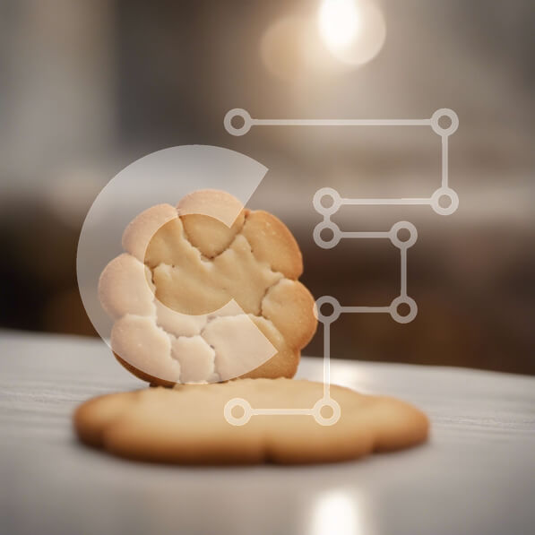 Σετ των 2 Intra Συλλεκτικό Ξύλινο Παζλ Plywood  4mm - Νόστιμα μπισκότα σε ένα τραπέζι Σε Ξύλινο Κουτί - Διαστάσεις: 10x10 cm – 25 κομμάτια