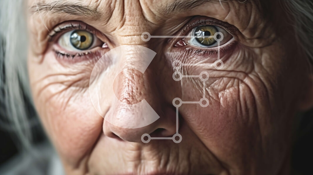 Intra Συλλεκτικό Ξύλινο Παζλ Plywood  4mm - Πορτρέτο ηλικιωμένης γυναίκας με εκφραστικά μάτια Σε Ξύλινο Κουτί - Διαστάσεις Puzzle: 10x10 cm – 25 κομμάτια