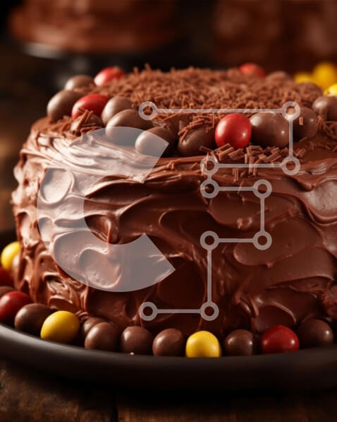 Σετ των 2 Intra Συλλεκτικό Ξύλινο Παζλ Plywood  4mm - Αφεθείτε σε λίγη σοκολατένια καλοσύνη με αυτό το υπέροχο κέικ! Σε Ξύλινο Κουτί - Διαστάσεις: 10x10 cm – 25 κομμάτια