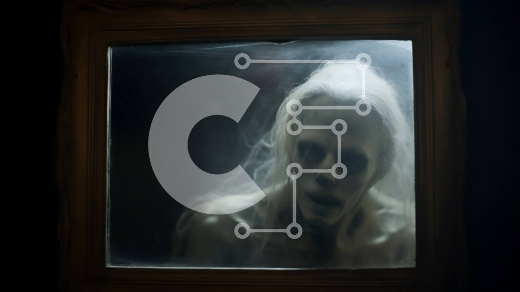 Intra Συλλεκτικό Ξύλινο Παζλ Plywood  4mm - Φανταστική φιγούρα μπροστά από τον περίτεχνο καθρέφτη Σε Ξύλινο Κουτί - Διαστάσεις Puzzle: 10x10 cm – 25 κομμάτια