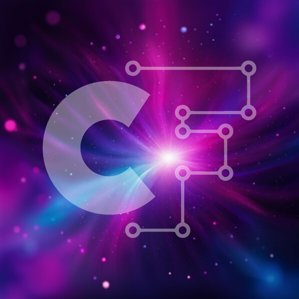 Intra Συλλεκτικό Ξύλινο Παζλ Plywood  4mm - Εκπληκτικό διαστημικό φόντο μωβ και μπλε νεφελώματος Σε Ξύλινο Κουτί - Διαστάσεις Puzzle: 10x10 cm – 25 κομμάτια