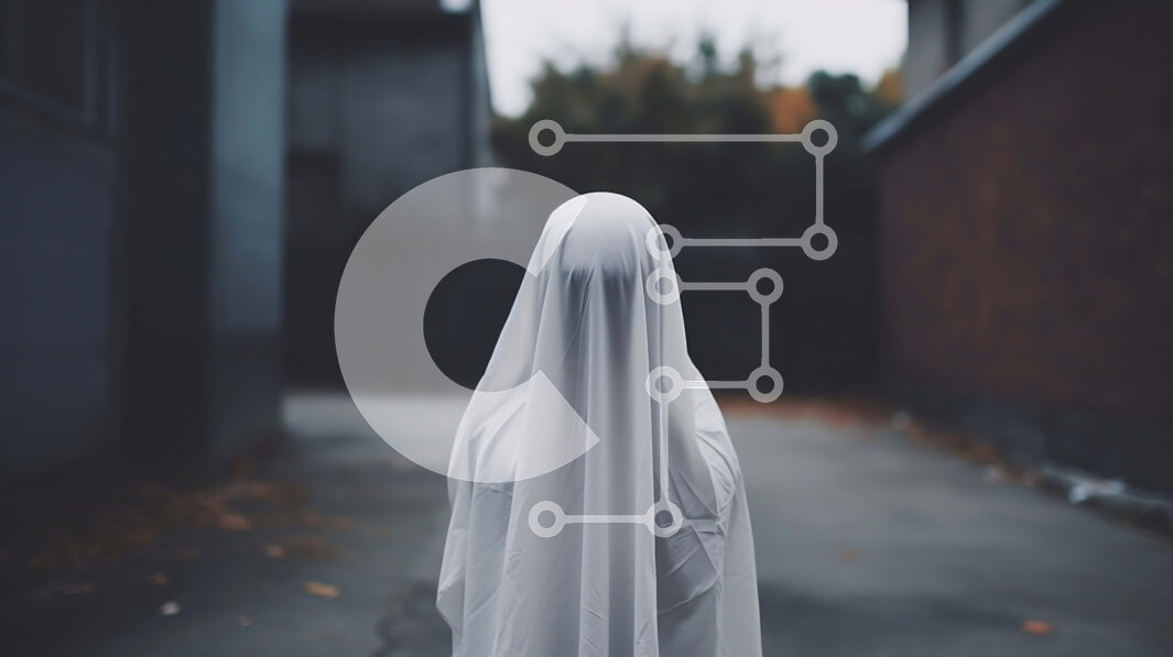 Intra Συλλεκτικό Ξύλινο Παζλ Plywood  4mm - Ghostly Figure στο Alleyway Σε Ξύλινο Κουτί - Διαστάσεις Puzzle: 10x10 cm – 25 κομμάτια