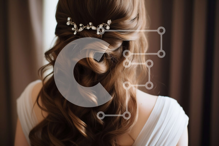 Intra Συλλεκτικό Ξύλινο Παζλ Plywood  4mm - Εκπληκτική νύφη με λευκό νυφικό με μπουκέτο στο χέρι Σε Ξύλινο Κουτί - Διαστάσεις Puzzle: 10x10 cm – 25 κομμάτια