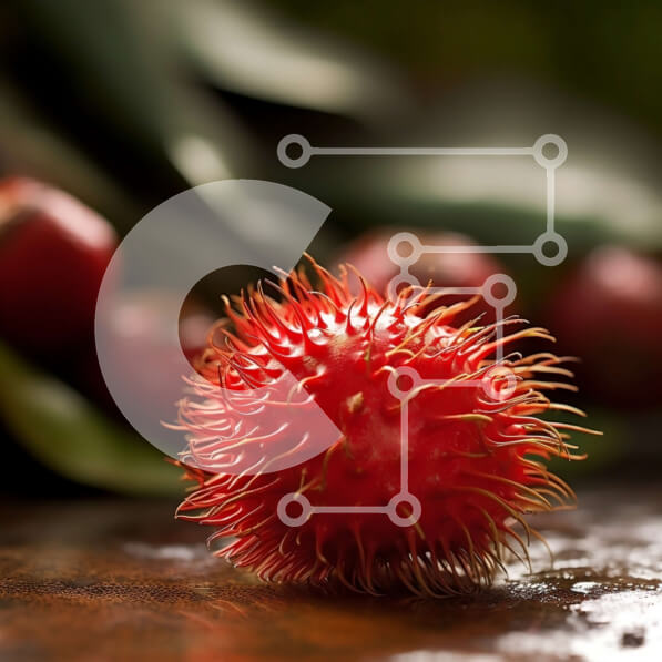 Σετ των 2 Intra Συλλεκτικό Ξύλινο Παζλ Plywood  4mm - Νόστιμα και φρέσκα κόκκινα φρούτα σε ξύλινο φόντο Σε Ξύλινο Κουτί - Διαστάσεις: 10x10 cm – 25 κομμάτια