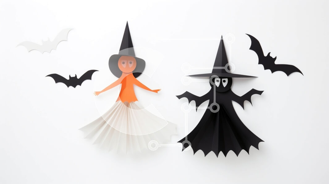 Intra Συλλεκτικό Ξύλινο Παζλ Plywood  4mm - Χάρτινες κούκλες αποκριών σε άσπρο φόντο Σε Ξύλινο Κουτί - Διαστάσεις Puzzle: 10x10 cm – 25 κομμάτια