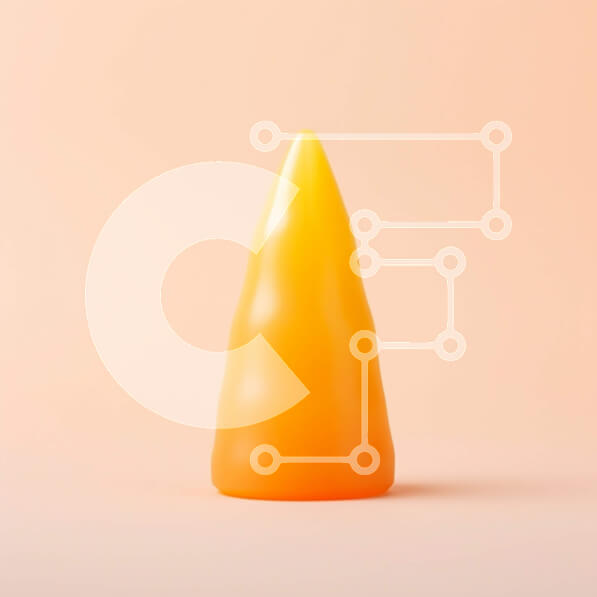 Intra Συλλεκτικό Ξύλινο Παζλ Plywood  4mm - Πορτοκαλί κερί σε μπεζ φόντο Σε Ξύλινο Κουτί - Διαστάσεις Puzzle: 10x10 cm – 25 κομμάτια