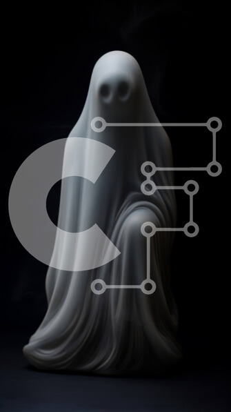 Intra Συλλεκτικό Ξύλινο Παζλ Plywood  4mm - Μυστηριώδης Λευκή Φιγούρα στο σκοτάδι Σε Ξύλινο Κουτί - Διαστάσεις Puzzle: 10x10 cm – 25 κομμάτια