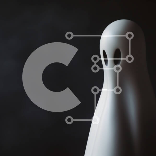 Intra Συλλεκτικό Ξύλινο Παζλ Plywood  4mm - Λευκό στολίδι ή διακοσμητικό ειδώλιο σε σχήμα φαντάσματος Σε Ξύλινο Κουτί - Διαστάσεις Puzzle: 10x10 cm – 25 κομμάτια