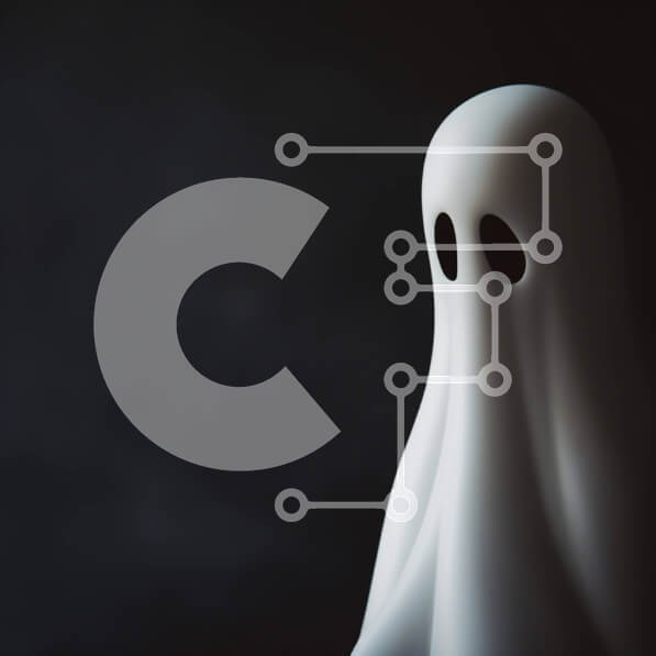 Intra Συλλεκτικό Ξύλινο Παζλ Plywood  4mm - Λευκό στολίδι φάντασμα αποκριών Σε Ξύλινο Κουτί - Διαστάσεις Puzzle: 10x10 cm – 25 κομμάτια