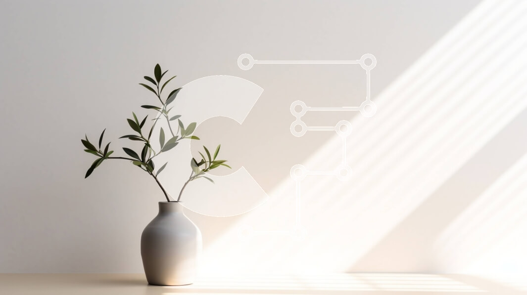 Intra Συλλεκτικό Ξύλινο Παζλ Plywood  4mm - Λευκό βάζο με φυτό σε λευκό τραπέζι μπροστά από το παράθυρο Σε Ξύλινο Κουτί - Διαστάσεις Puzzle: 10x10 cm – 25 κομμάτια