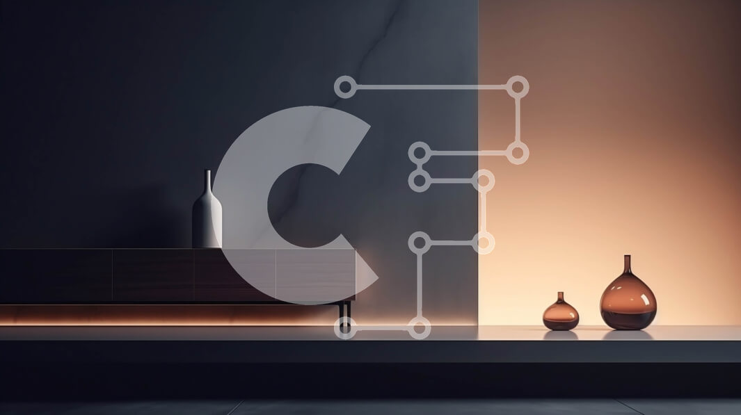 Intra Συλλεκτικό Ξύλινο Παζλ Plywood  4mm - Μοντέρνο σαλόνι με μαύρο τοίχο και λευκό πάτωμα Σε Ξύλινο Κουτί - Διαστάσεις Puzzle: 10x10 cm – 25 κομμάτια