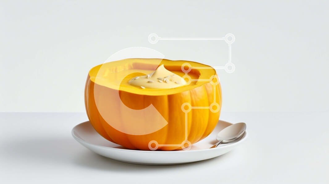 Σετ των 2 Intra Συλλεκτικό Ξύλινο Παζλ Plywood  4mm - Νόστιμη κολοκυθόσουπα σε μια όμορφη παρουσίαση Σε Ξύλινο Κουτί - Διαστάσεις: 10x10 cm – 25 κομμάτια