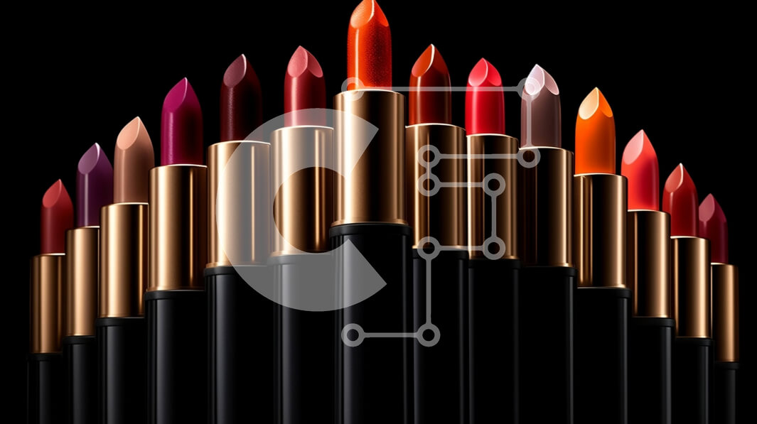 Intra Συλλεκτικό Ξύλινο Παζλ Plywood  4mm - Πολύχρωμη πυραμίδα από κραγιόν σε μαύρο φόντο Σε Ξύλινο Κουτί - Διαστάσεις Puzzle: 10x10 cm – 25 κομμάτια