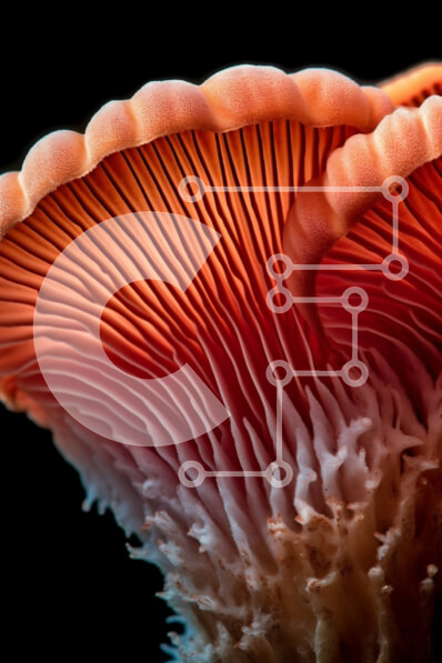 Σετ των 2 Intra Συλλεκτικό Ξύλινο Παζλ Plywood  4mm - Όμορφη εικόνα ενός κόκκινου μανιταριού με λευκά βράγχια και καπάκι Σε Ξύλινο Κουτί - Διαστάσεις: 10x10 cm – 25 κομμάτια