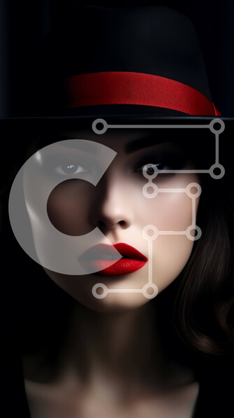 Intra Συλλεκτικό Ξύλινο Παζλ Plywood  4mm - Κομψή γυναίκα με κομψή εμφάνιση Σε Ξύλινο Κουτί - Διαστάσεις Puzzle: 10x10 cm – 25 κομμάτια