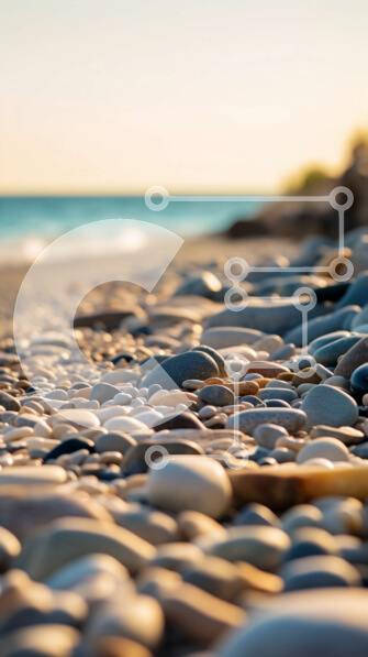 Σετ των 2 Intra Συλλεκτικό Ξύλινο Παζλ Plywood  4mm - Όμορφη εικόνα μιας βραχώδης παραλίας με ένα ηλιοβασίλεμα πάνω από τον ορίζοντα Σε Ξύλινο Κουτί - Διαστάσεις: 10x10 cm – 25 κομμάτια