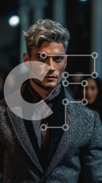 Intra Συλλεκτικό Ξύλινο Παζλ Plywood  4mm - Επαγγελματικό πορτρέτο ενός καθαρά ξυρισμένου άνδρα με μαύρο κοστούμι και λευκό πουκάμισο Σε Ξύλινο Κουτί - Διαστάσεις Puzzle: 10x10 cm – 25 κομμάτια